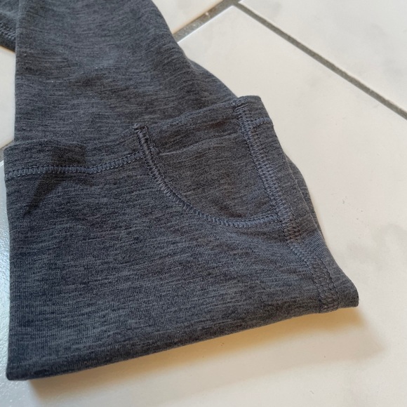 ATHLETA GIRL-reflective stripe gray longsleeve NWT - Picture 7 of 12